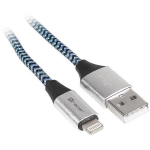 Tracer Laadija TRAKBK46269, 1m, USB 2.0, must-sinine, USB Type A Male, Lightning 8pin Male