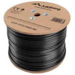 Lanberg UTP kaabel LCU5-12CU-0305-BK, 305m, Cu, U/UTP, must