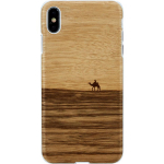 Man&Wood Nutitelefoni kate M7717W, 6.5, Pildiga pilt, Apple iPhone XS Max, Loomulik puit, Pol&uuml;karbonaat