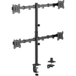 Sbox Monitori hoidik LCD-352/4-3, 4x10kg, 17''-32'', VESA 75x75/100x100, kallutus +45&deg;/-45&deg;, p&ouml;&ouml;ramine +90&deg;/-90&deg;