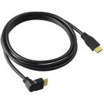 Sbox HDMI kaabel HDMI-90-15/R, 1,5m, 4K x 2K, 30 kaadrit/s, 10,2 Gbit/s, 24K kullatud pistikud, Ethernet, ARC, CEC