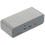 Targus DOCK230EUZ dokijaam, Thunderbolt 5, kolmekordne 8K, 140W EPR, 80 Gbps, 2.5G Ethernet, 4x USB 3.2, h&otilde;bedane