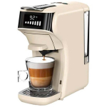 HiBREW H1B kapslikohvimasin, valge, 1450W, 20 bar, 600ml, Nespresso/Dolce Gusto, jahvatatud kohv, ESE, K-Cup