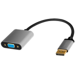 Adapter DP do VGA 1080p 60Hzc Aluminiowy 0.15m
