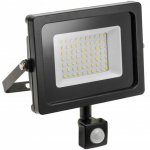 LED-prožektor iNEXT liikumisanduriga. 50W, 4000lm, IP65, 120&deg;, 6400K, must; LD-INEXT50W-64 HOGERT