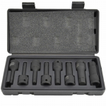 Padrunite komplekt, HEX, 8 tk., BLACK LINE, AW38780BL AWTOOLS