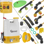 Akumulatora smidzinātājs 16L ar papildu aprīkojumu, 7 maināmas sprauslas, G73217 GEKO