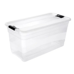 Kaanega karp kristallkarp Cornelia 79,5x39,5x40cm 83L l&auml;bipaistev 0610427001 Keeeper