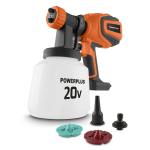 V&auml;rviprits, POWERPLUS, POWDP7058, 20 V, 300 mm pihustamislaius, 3 pihustamisrežiimi