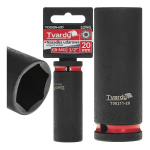 Deep impact socket Tvardy T00211-20 1/2" 20mm CR-MO