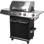Grill gazowy dragON BBQ101, 11,7 kW, czarno-srebrny BROWIN 331200