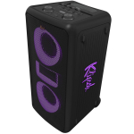 Kaasaskantav Bluetooth party k&otilde;lar IPX4 pritsmekaitsega Bluetooth 5.2 &uuml;henduse RGB valgusefektide ja kuni 18 tunni aku kestusega Miami Must 1073417 Klipsch