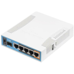Mikrotik RB962UIGS-5HACT2HNT ruuter 300MBPS, 5 porti, 1000M, USB, PoE, SFP