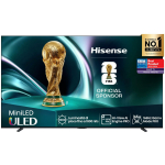 Hisense televizors 100U7Q 100" 4K 3840 x 2160 ULED plakans Mini LED viedais televizors 6.5 ms 5000:1 16:9 DVB-C DVB-S DVB-T Wi-Fi Ethernet LAN