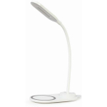 Gembird strāvas adapteris TA-WPC10-LED-01-W 10W bezvadu uzlāde, Ieeja 5V, Kabelis 1.5m, Iek&scaron;telpu, Balts