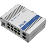 Teltonika l&uuml;liti TSW210 8 x 10/100/1000 Mbps, 2 SFP, IP30, DC 7-57 V, DIN montaaž, alumiinium