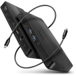 Axagon dokk HMC-U4, USB4 40Gbps, 3x USB-A, 2x USB-C, HDMI 8K/30Hz, DP, RJ-45, SD/mSD, audio, PD 100W