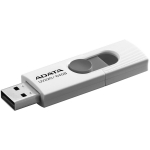 Adata USB m&auml;lupulk AUV220-64G-RWHGY, 64 GB, USB Type-A, USB 2.0, Libisev, V&auml;rv: Hall, Valge