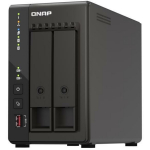 Qnap salvestustorn TS-253E-8G, 2.5GbE, 8GB RAM, 2 HDMI, 2 RJ45, 2 USB 3.2, 2.5-tollised SATA HDD/SSD, 2 pesa