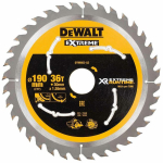 Dewalt Ringsaagide tera DT99563-QZ 190mm 30mm 36T, 1.55mm, ATB+R, 25&deg;, Nail Tough, Karbiid, Laiendusslotid