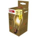 Emos LED pirn Vintage A60 Z55032, 4,5 W, 420 lm, 230 V/50 Hz, 320&deg;, 2200 K, E27, 25 000 tundi, 4 kiipi, soe valge