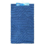Baltic Aqua Vannitoa vaip Square 9154243, 1200mm, 700mm, tekstiil, sinine v&auml;rv