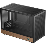 Deepcool Korpus CH260 Wood R-CH260-BKNWM0-G-1, 1x3.5", 1x2.5", Mikro torn, 4 laiendusslotti, must