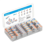 Sonoff Juhtmete &uuml;henduskomplekt D1_2, 250 V, 32 A, 54 tk, punane vask, PC isolatsioon