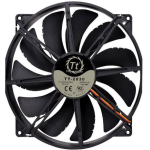 Thermaltake Korpuse ventilaator Pure 20 CL-F015-PL20BL-A, 200 mm, 800 RPM, 28.2 dB, 129.639 cfm, 3-pin, must