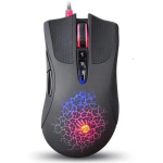 A4Tech Hiir Bloody Blazing A90 A4TMYS47224, 6200 DPI, 8 nuppu, 1.8 m kaabel, Valgustus - Punane