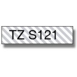 Brother TZe-S121 Lint, 8 m, 9 mm, must selge, tugev liim, laminaatlint