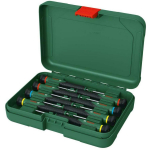 BOSCH 1600A02Z9M t&auml;ppiskruvikeerajate komplekt 8 tk, karbis, SL1.5, SL2.5, SL3, PH00, PH0, TX5, TX6, TX8, S2 teras