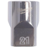 Milwaukee 4932498831 1/2" 12-tahuline pesa, 21 mm, sisemine ruut, kroomitud