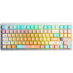AULA F87 Pro V2 Orange Soda Kailh Meteorite Ice Cream RGB klaviatuur, AUF87PV2-OS-KMICS, 87 klahvi, USB, Bluetooth, LED RGB