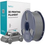 Sunlu PETG Gr hall, 1.27 g/cm&sup3;, 5.3 g/10min, 2.7 kJ/m, 2226 MPa, 53 MPa, 77 MPa, 17.3%, 195 &deg;C, 68 &deg;C