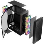 Logic ARAMIS ARGB MINIDI USB 3.0 Case Black