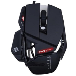 Mad Catz R.A.T. 4+ hiir MR03MCINBL000-0, 7200 DPI, 8000 fps, 30 G, 9 nuppu, USB Type-A, optiline, LED, must