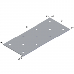 Kinnitusplaat 80X200X1,5 RF A4 451370 ESSVE