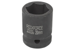 L&ouml;&ouml;k kuuskant padrun, ROCKFORCE RF-44520, 20x40 mm, 1/2" DR, CrMo teras