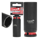 Deep impact socket Tvardy T00211-22 1/2" 22mm CR-MO