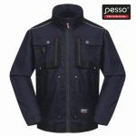 Pesso t&ouml;&ouml;jakk DS215M-S, 98% puuvill, 2% elastaan, 260 g/m&sup2;, RIP-STOP, funktsionaalsed taskud
