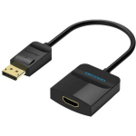 Vention DP-HDMI muundur HBGBB 0.15M 1080P@60Hz, stabiilne, vilkumata, Plug and Play, k&otilde;rge eraldusv&otilde;ime