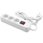 Mediarange toitekaabli pikendus MRCS205 1.4m, 3 pistikut, l&uuml;liti, PG &uuml;hendused, laste kaitse