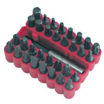 Beast Kruvikeeraja otsikute komplekt 5107343, 1/4 tolli, 33 tk, Torx, PH, PZ, SL, HEX, magnethoidik