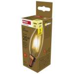 Emos LED pirn Vintage Candle Z53012, 2,5 W, 225 lm, E14, 2200 K, 320&deg;, 2 kiipi, F klass