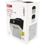Emos LED valgusti LUNIS ZG151S, 220 lm, 3,7 V, IP65, PIR andur, 6 m, 35 h, 120&deg; &times; 60&deg; kiirusnurk