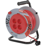 Emos Pikendus rull P19427, 25 m, 4 pesa, 230 V, 1,5 mm2, IP20, termiline kaitse, laste kaitse