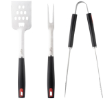 Adler Grillitarvikute komplekt AD 6727, 4 tk, 420 roostevaba teras, must, kandekarp