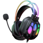 Onikuma X89 m&auml;ngu k&otilde;rvaklapid, X89, 20 &Omega;, 116 dB, 50 mm, 20 Hz - 20 000 Hz, RGB valgustus, 2,2 m kaabel, USB + 3,5 mm