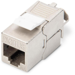Digitus CAT 6A Keystone moodul DN-93615, 500 MHz, 10GBase-T, RJ45 8P8C, t&ouml;&ouml;riistavaba paigaldus, kaitstud